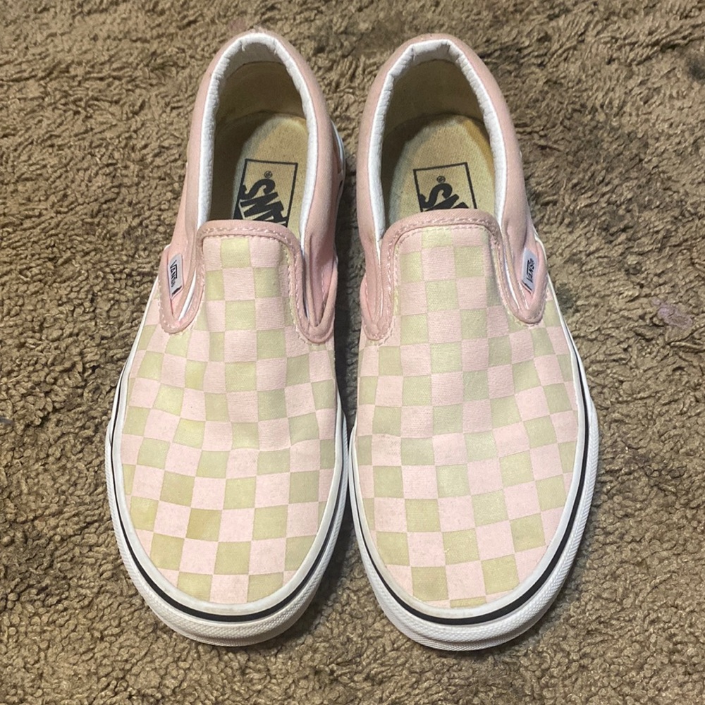 COPY - Pink Checker Vans
